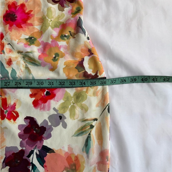 Calvin Klein Multicolor Floral Long Sleeve Dress 4 - Picture 10 of 11